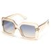 Skechers Women's Oversized Square Sunglasses | Taupe