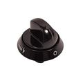 sparefixd Black Hob Gas Control Knob Dial for Cannon Chichester Cooker
