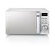 Swan 700W White Symphony LED Digital Microwave, 20L Capacity, 5 Microwave Power Levels, Defrost and Reheat Settings, 60 Minute Timer and Digital Display, SM22038LWN