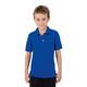 Poloshirt TRIGEMA "TRIGEMA in Piqué-Qualität" Gr. 140, blau (royal) Kinder Shirts Poloshirts