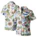 Women's Reyn Spooner White Chicago Cubs Scenic Camp Button-Up Shirt