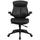Flash Furniture Regent Park Mid-Back Soft Executive Ergonomic Chair w/ Back Angle Adjustment Upholstered in Black/Brown | Wayfair BL-ZP-804-GG