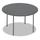 Iceberg Enterprises Indestruc-Tables Too&trade; 48&quot; Circular Folding Table Plastic/Resin in Gray/Black | 29 H x 48 W x 48 D in | Wayfair ICE65247