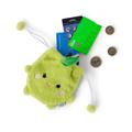 Green Apple Fluffy Fruit Drawstring Pouch