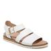 Dr. Scholl's Island Glow - Womens 8 White Sandal Medium