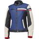 Held Midway Damen Motorrad Lederjacke, weiss-rot-blau, Größe 40