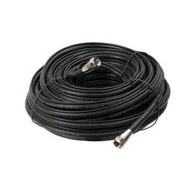 Westek 000397 - 50' RG6 Burial Grade Black Coaxial Cable with Ground Wire (V COAX RG6 100FT BURIAL GRADE B (VG110006BGB))
