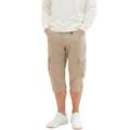 Cargohose TOM TAILOR Gr. 31, N-Gr, beige (beige mini) Herren Hosen Cargohosen