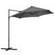 Parasol déporté octogonal inclinable pivotant Ø 256 cm anthracite