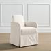 Adele Dining Arm Chair - Linen Rollo InsideOut Performance - Frontgate