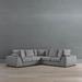 Declan Modular Collection - Right-Facing Sofa, Right-Facing Sofa in InsideOut Justify Midnight - Frontgate