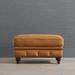 Logan Chesterfield Ottoman - Linen Rollo InsideOut Performance - Frontgate