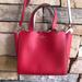 Kate Spade Bags | Kate Spade Magnolia Street Red Leather Scalloped Satchel Crossbody Nwt | Color: Pink/Red | Size: Os