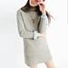 Madewell Dresses | Madewell | Ribbed Merino Wool Skyscraper Sweater Dress M | Color: Gray/White | Size: M