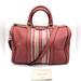 Gucci Bags | Auth Gucci Rose Pink Leather Web Line Boston Speedy 2way Tote Bag Preloved | Color: Pink | Size: Os