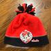 Disney Accessories | Little Kids Disney Beanie With Minnie Mouse | Color: Black/Red | Size: One Size