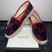 Gucci Shoes | Gucci | Shoes | Navy Blue & Red Velvet Jute Platform Espadrille | Color: Blue/Red | Size: 6