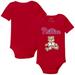 Infant Tiny Turnip Red Philadelphia Phillies Girl Teddy Bodysuit