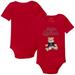 Infant Tiny Turnip Red St. Louis Cardinals Girl Teddy Bodysuit