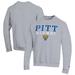 Men's Champion Gray Pitt Panthers Alumni Logo Pullover Sweatshirt