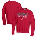 Men's Champion Red Cincinnati Bearcats Alumni Logo Pullover Sweatshirt