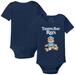 Infant Tiny Turnip Navy Tampa Bay Rays Teddy Boy Bodysuit