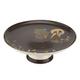 Portmeirion Sara Miller London Chelsea Footed Cake Stand | 10.5 Inch Cake Stand for Cupcakes, Dessert Display | Made of Fine Porcelain with Gold Detail | Handwash Only