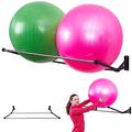 Exercise Ball Holder | Organise Your Space | Wall Mounted Ball Rack | Yoga Ball Holder | Exercise Ball Wall Mount | Fitness Ball Rack | Therapy & Stability Ball Rack | For Gyms, Studios, Home Gyms