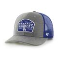 Men's '47 Charcoal Los Angeles Dodgers Slate Trucker Snapback Hat