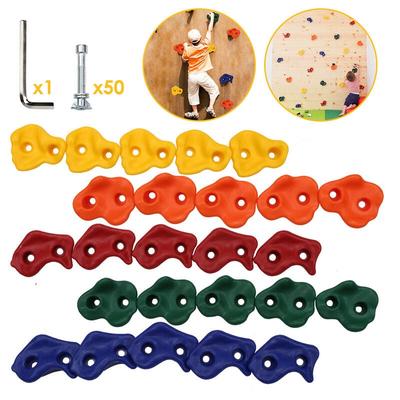 20X Klettergriffe Kletterfelsen Klettersteine Bouldersteine Bunt Baumklettergriffe - Swanew Image