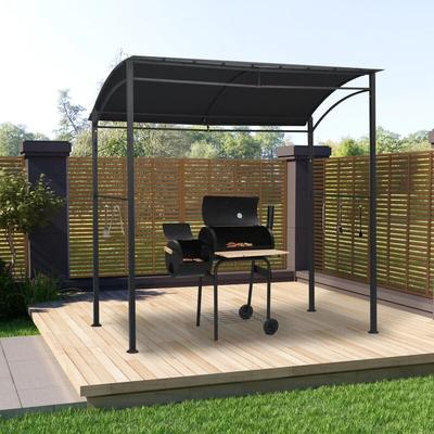 Vidaxl - BBQ-Pavillon Grillpavillon 215x150x220 cm Anthrazit Stahl