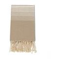 Deco Arts - Fouta en coton miami 100x200cm beige - Beige