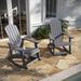 Adirondack Poly Resin Rocking Chairs for Indoor/Outdoor Use - 2 Pack