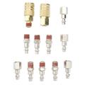 12 in 1 1/4 NPT Air Coupler Plug Set Pneumatic Tube Push In Male Female Quick Fitting Connectors for Air Hose Tube Compressor - U