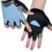 Cycling Gloves Half Finger Gloves For Men Women Outdoor Cycling Sports L Light Blue CLASSIC