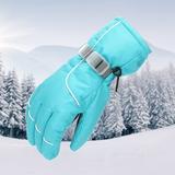 EQWLJWE Mens & Womens Ski Gloves Waterproof Winter Warm Thinsulate Skiing & Snow Gloves Snowboard Snowmobile Gloves Winter Cold Weather Windproof Gloves