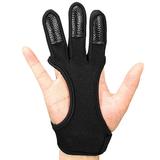 Archery Gloves Leather Three Finger Protector Archery Protective Gear Accessories