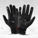 Winter Men Women Cycling Gloves Waterproof Windproof Fleece Lining Touchscreen -Slip Full-Finger Bicycle Skiing Gloves