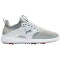 NEW Mens Puma Ignite PWRADAPT Caged Golf Shoes Grey / Silver / White 9 WIDE