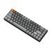 Yucurem K68 Mechanical Gaming Keyboard Ergonomic Wireless for Desktop (Blue Axis Grey)
