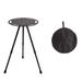 Gerich Folding Picnic Table Round Camping Table Aluminum Alloy Dining Table with Tripod