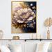 House of Hampton® Purple & Blue Watercolor Flowers IV - Painting on Canvas Metal in Blue/Indigo | 32 H x 16 W x 1 D in | Wayfair