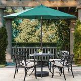 Bloomsbury Market Fowles Stacking Patio Dining Armchair w/ Cushion Metal/Fabric in Brown | 32 H x 22.75 W x 22.75 D in | Wayfair