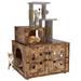 Tucker Murphy Pet™ 43" Dafayon Cat Tree Manufactured Wood in Brown | 42.91 H x 29.92 W x 19.29 D in | Wayfair CC6CA3AC23494428B2FC6207F32043DB