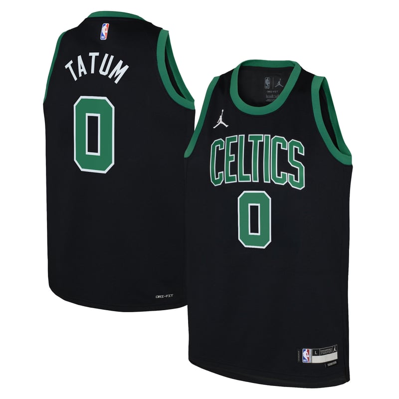 Maillot Swingman Jordan Brand Statement Edition 22 des Boston Celtics - Noir - Jayson Tatum - Enfant - unisexe Taille: L (14/16)