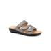 Women's Rose Sandal by Trotters in Pewter Metallic (Size 11 M)