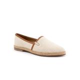 Women's Estelle Flat by Trotters in Natural Canvas (Size 11 M)