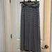 J. Crew Skirts | J. Crew Maxi Striped Long Jersey Skirt Navy Blue White Size Xxs J.Crew Summer | Color: Blue/White | Size: Xxs