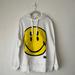 Zara Tops | Nwt | Zara X Smiley Hoodie | Color: White/Yellow | Size: M