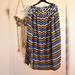 Michael Kors Dresses | Nwot Michael Kors Skirt Chevron Print | Color: Blue/Orange | Size: 12